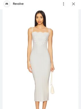 LPA | Dresses | Lpa New Back Cut Out And Slit Detail Midi Dress